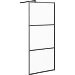 Zástěna do průchozí sprchy 151877 černá