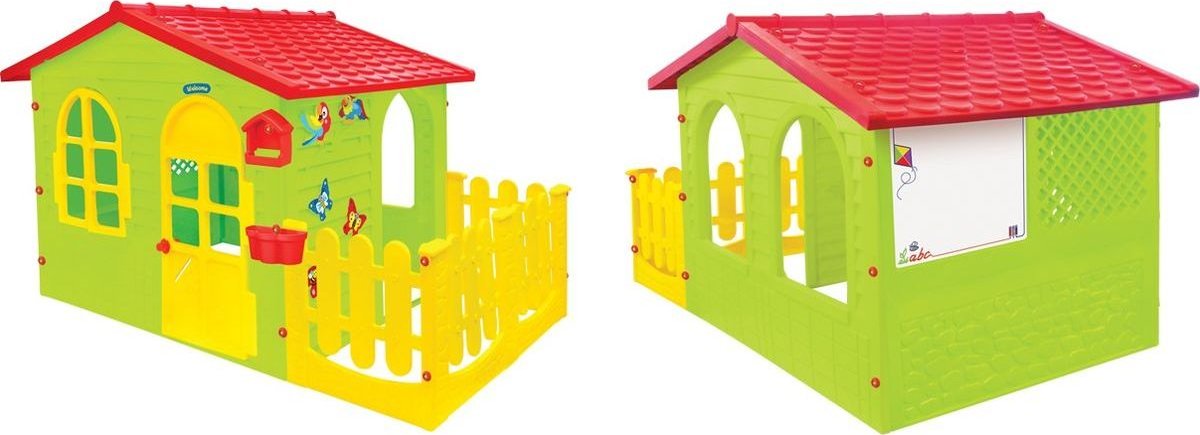 Mochtoys Zahradní domek s plotem a krmítkem