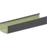 Gutta GuttaKROP hranatý žlab antracit