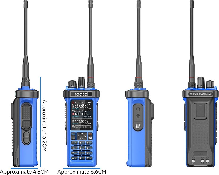 Radtel 950 PRO X modra