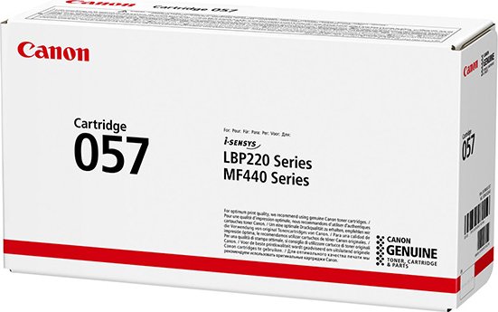 Canon originální toner 057 BK, 3009C002, black, 3100str.