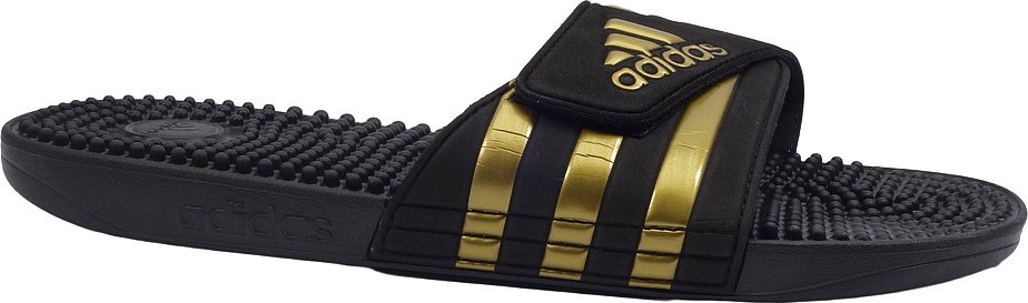 Plážová obuv, Adidas, Adissage, černo-zlatá: 32 48 EU (F) 50 (23513-23459)