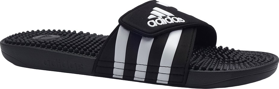 Plážová obuv, Adidas, Adissage, černo-bílá: 31 47 EU (F) 48 1/2 (21381-21381)