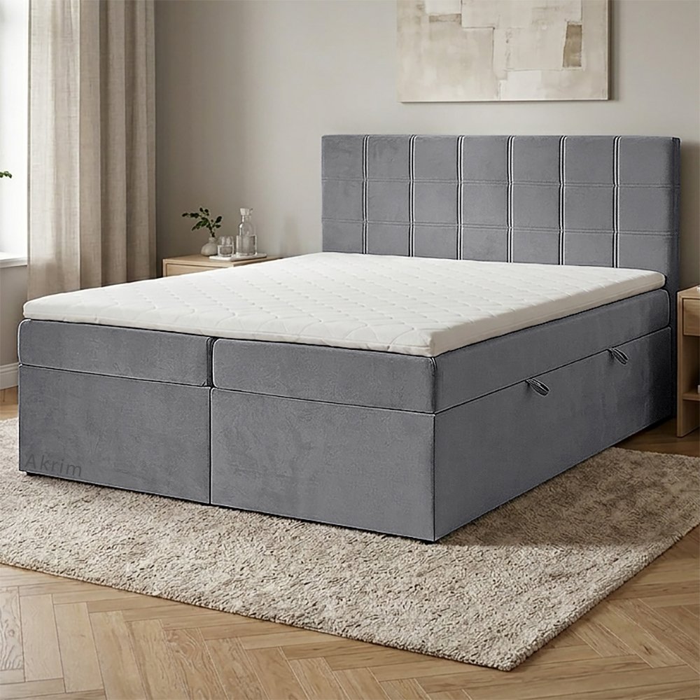 Manželská postel dvoulůžko BOXSPRING