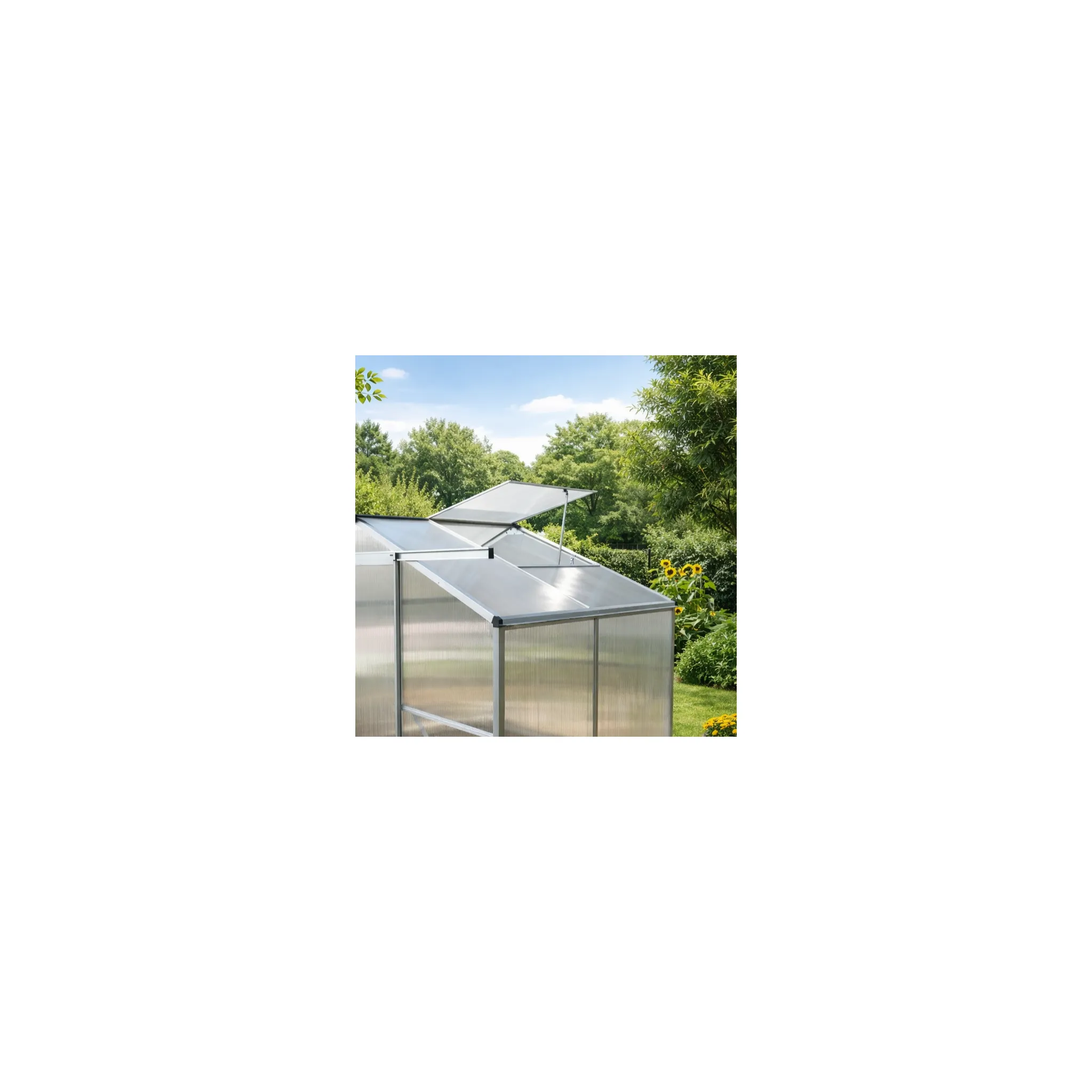 Fotografie 3 - Skleník BestBerg BBGH-406S 1,3 x 1,9 m PC