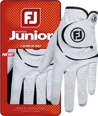 FootJoy Jr rukavice Junior Pearl - bílé: RH L