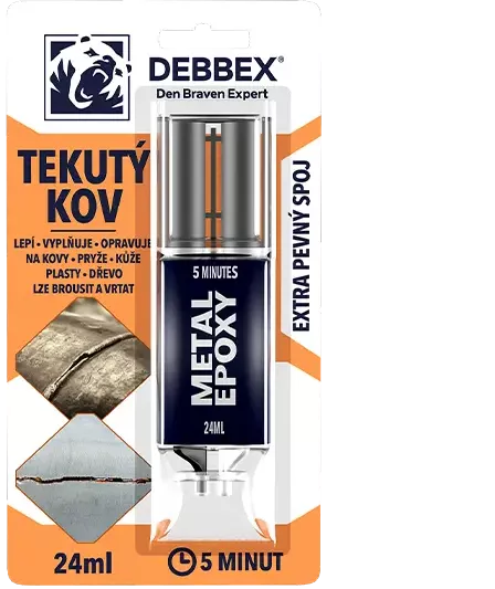 Tekutý kov 24 ml blistr světle černá