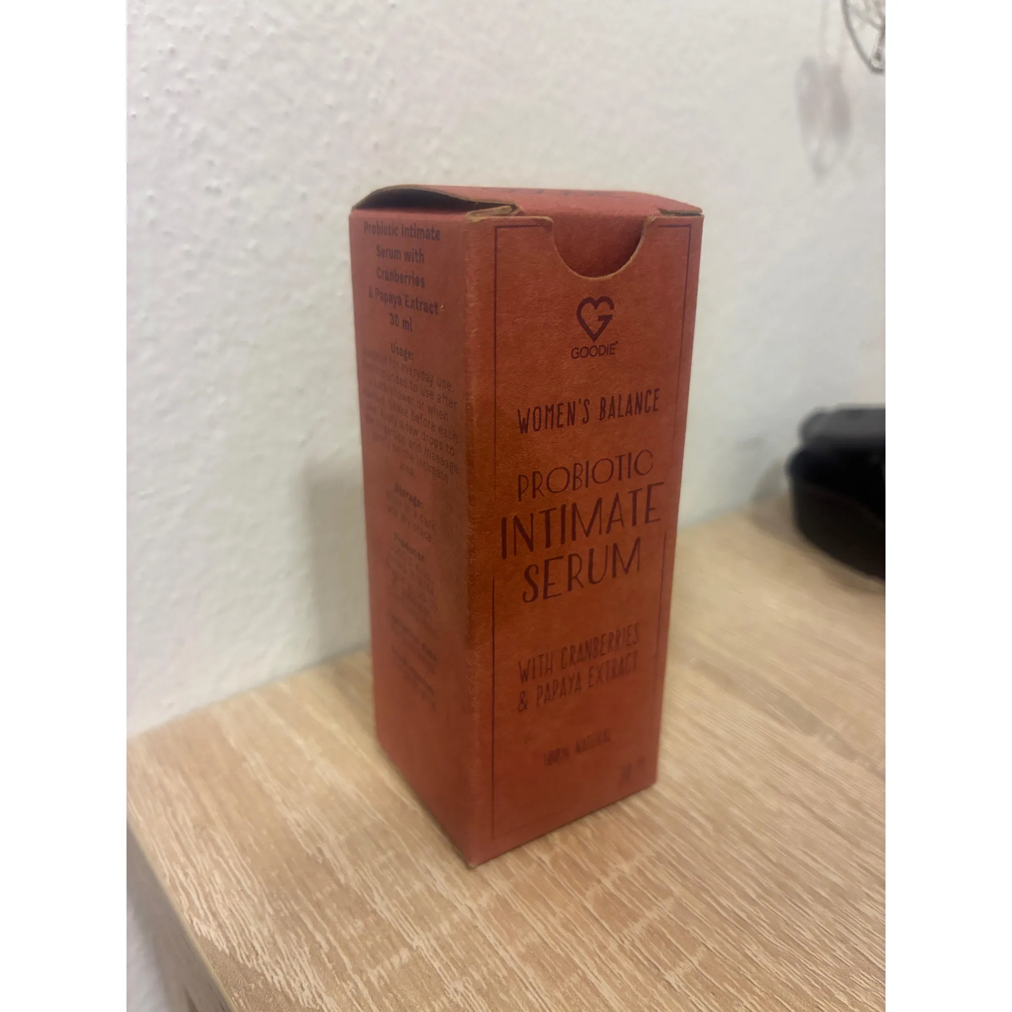Fotografie 3 - Intimní hygienický prostředek Goodie Intimní sérum brusinka/papája 30 ml