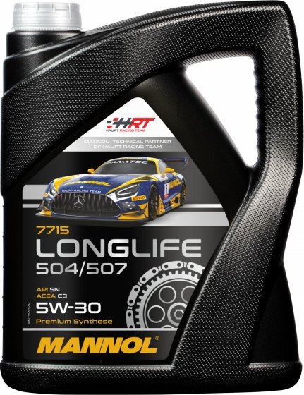 MANNOL 7715 Longlife 504/507 5W-30 – Objem: 5L