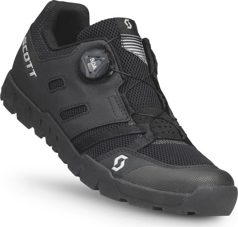 Cyklistické tretry Scott Shoe Sport Crus-r Flat Boa black/silver vel. 45
