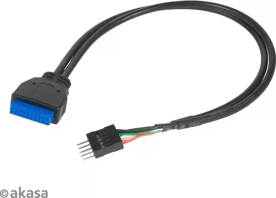 AKASA - USB 3.0 na USB 2.0 adaptér - 30 cm