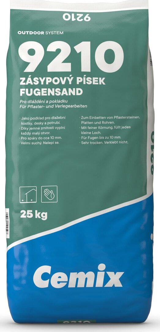 Zásypový písek Cemix 9210 Hmotnost: 25 kg