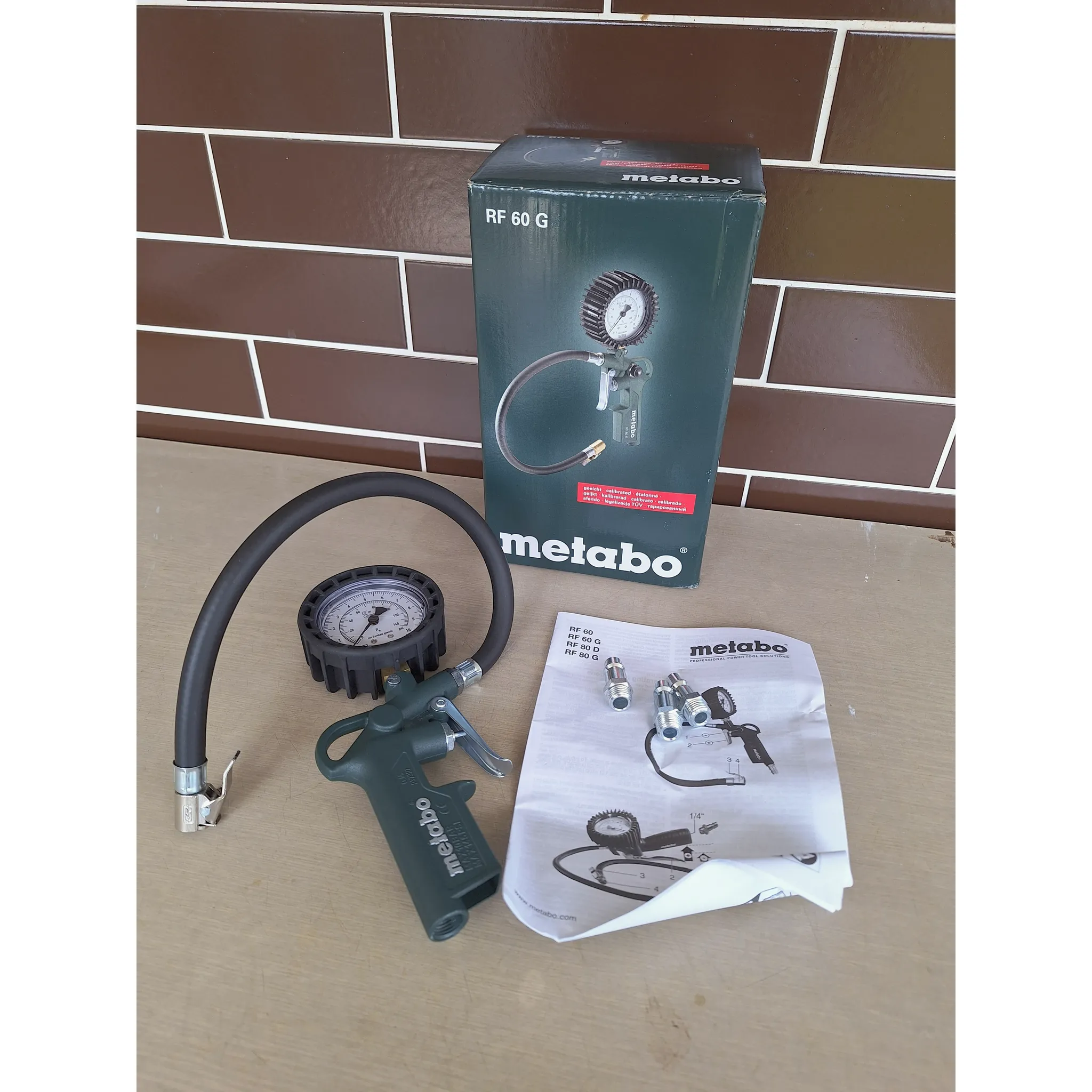Fotografie 2 - Sada nářadí Metabo RF 60 G 602234000 hustič pneumatik
