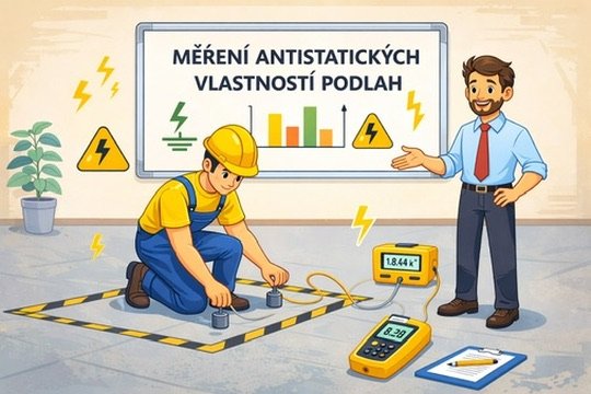 Měření ESD podlah do 500m2