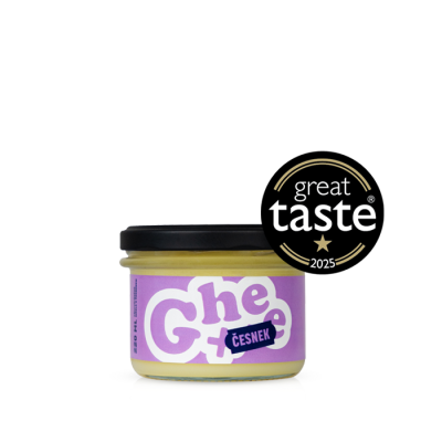 České Ghíčko Ghee+ | přepuštěné máslo | 180g česnek