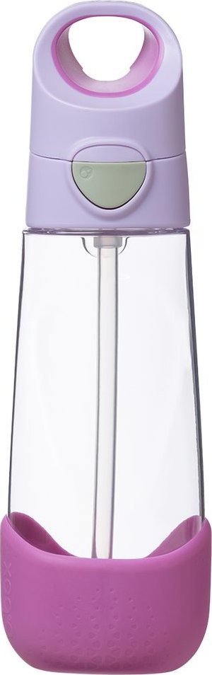 B.Box Lahev na pití s brčkem 600 ml sugar plum