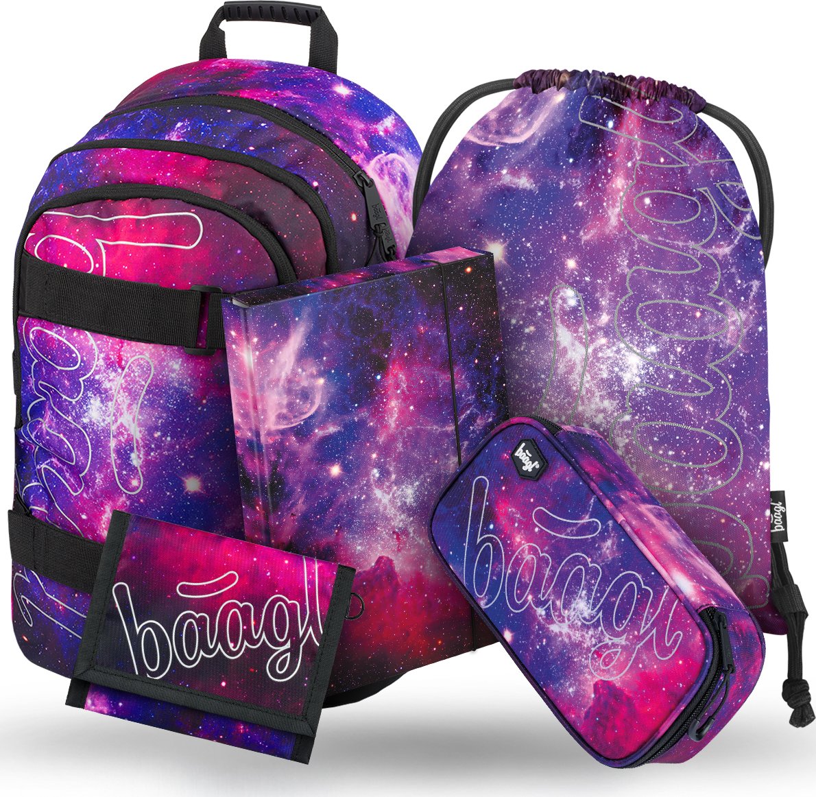 Baagl Školní set Skate Galaxy II A-33076