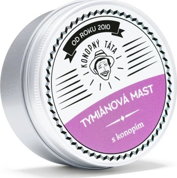 Konopný táta Tymiánová mast s konopím Váha: 80 ml