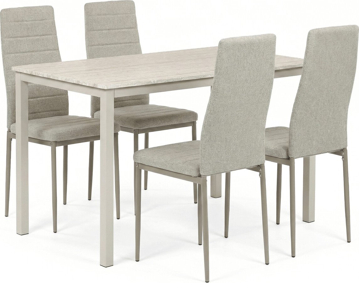 Jídelní set 1+4 travertine ASE-1039 CRM2