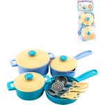 Teddies Sada nádobí pánve a hrnce modrá…