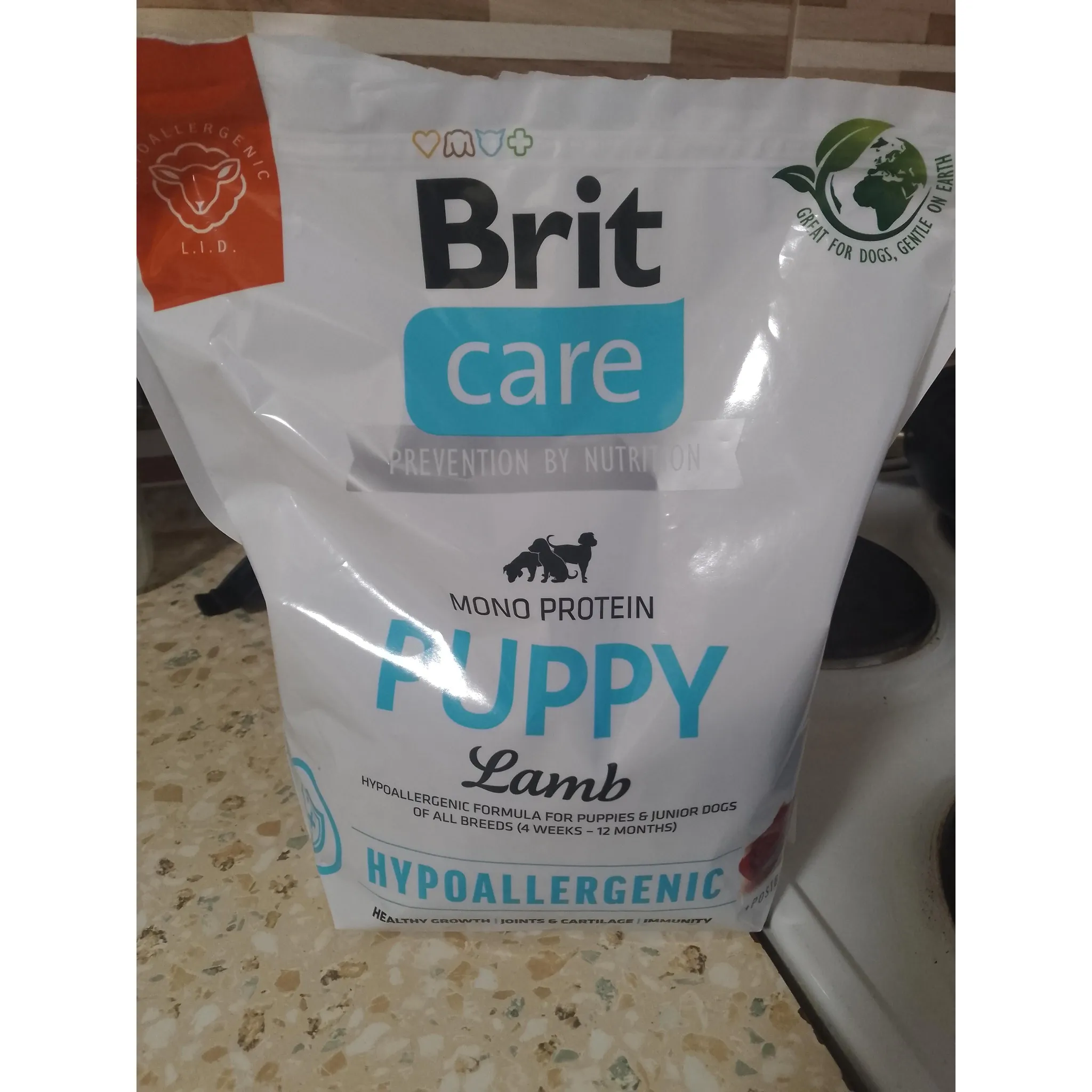 Fotografie 7 - Krmivo pro psa Brit Care Dog Hypoallergenic Puppy Lamb/Rice 12 kg