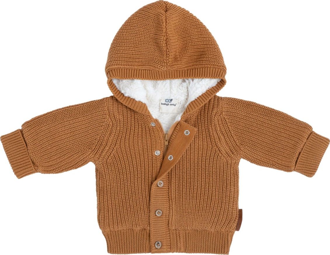 Baby's Only Pletený kardigan s kapucí Teddy růžový Velikost: 80 BO-342.301.037.80