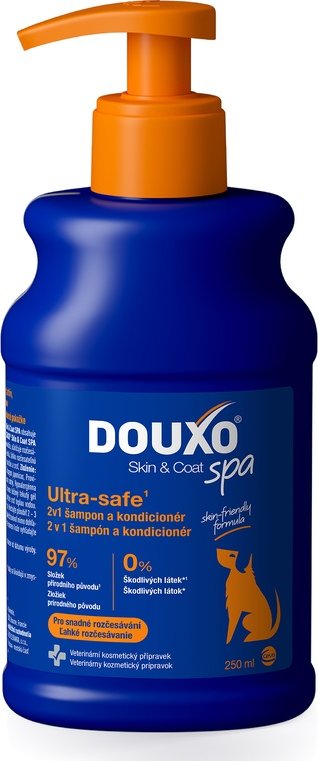 Douxo Skin & Coat SPA 2v1 šampon a kondicionér 250 ml