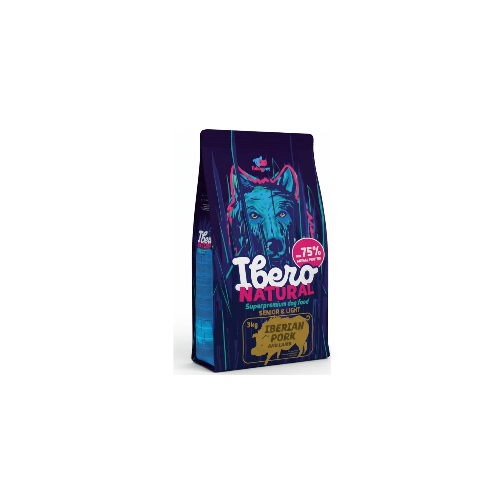 Fotografie 1 - Krmivo pro psa Ibero Natural Dog Senior/Light Iberian Pork/Lamb 3 kg