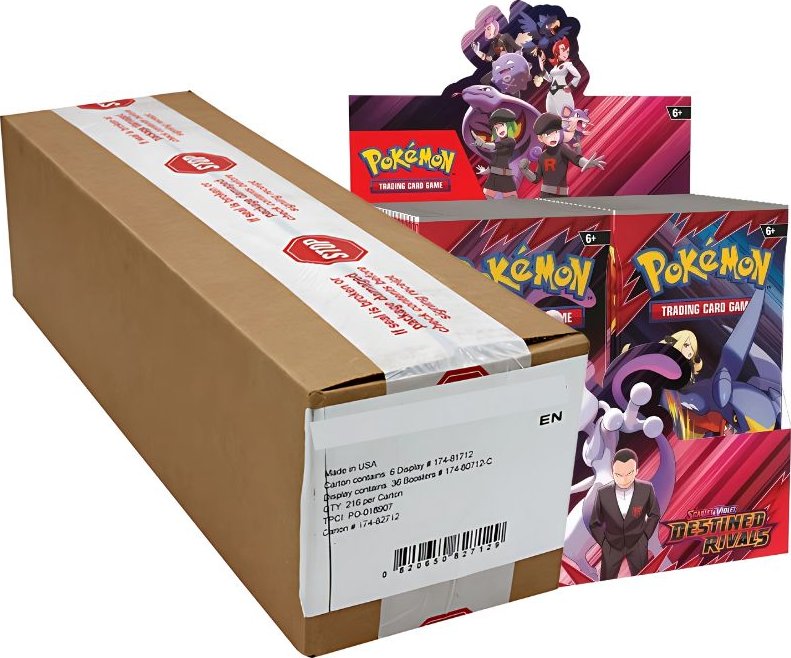 Pokémon Destined Rivals Booster Box Case (6x Box)