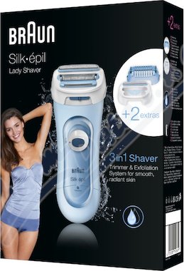 Braun Silkepil 5160 Blue hol.strojek a zastříh.