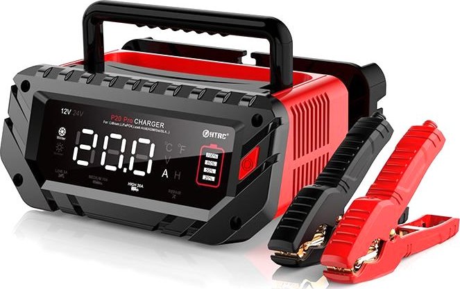 HTRC Autonabíječka P20 Pro 12V/ 24V 20A Lithium, LiFePO4, Pb (GEL, AGM, SLA, WET, EFB, Flooded)