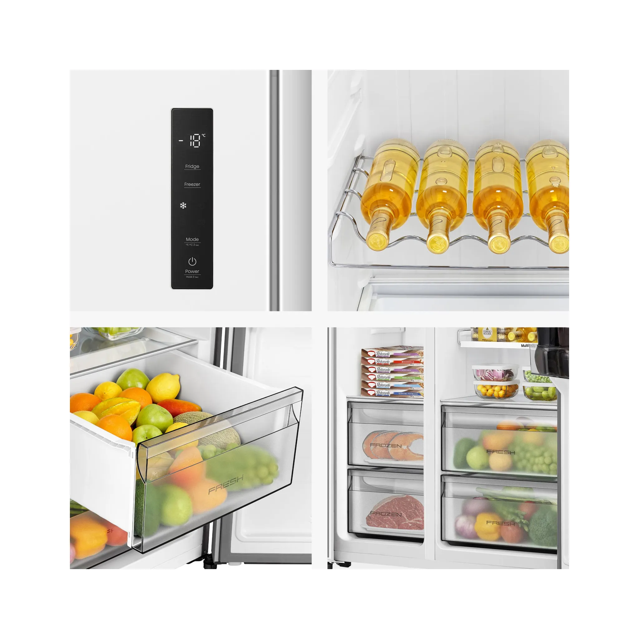 Fotografie 4 - Lednice Hisense RS3P538NEWE
