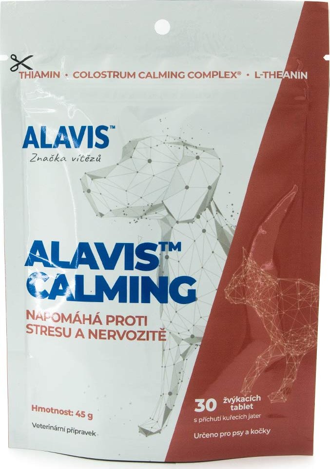 ALAVIS CALMING tablety proti stresu a nervozitě, 30 ks