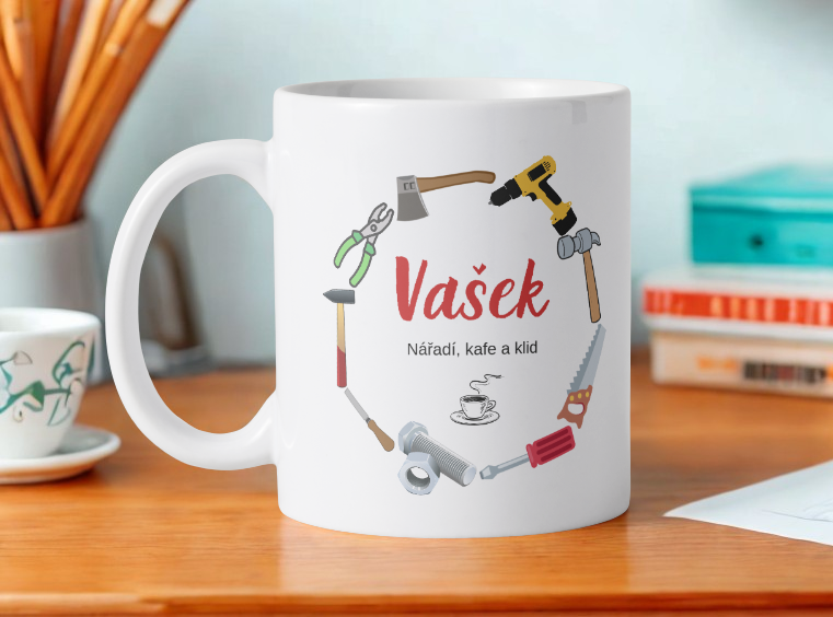 Hrnek se jménem na přání pro muže
