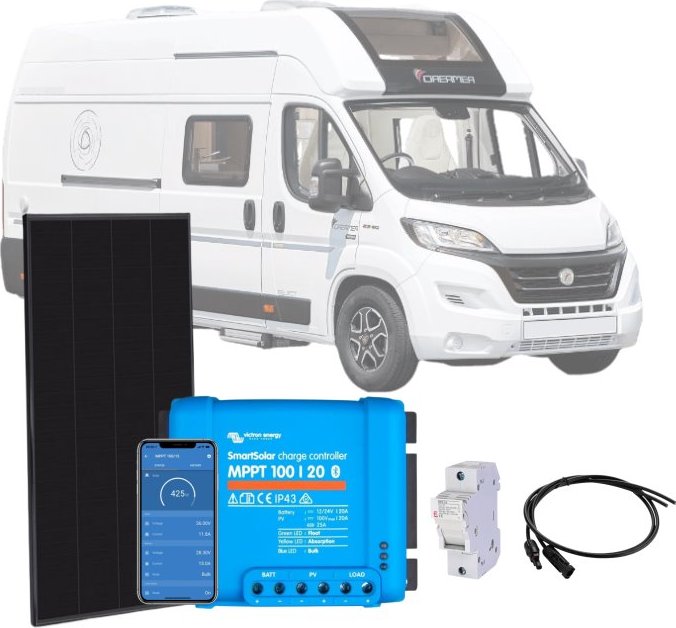 Solární set Victron Energy 200Wp pro karavan