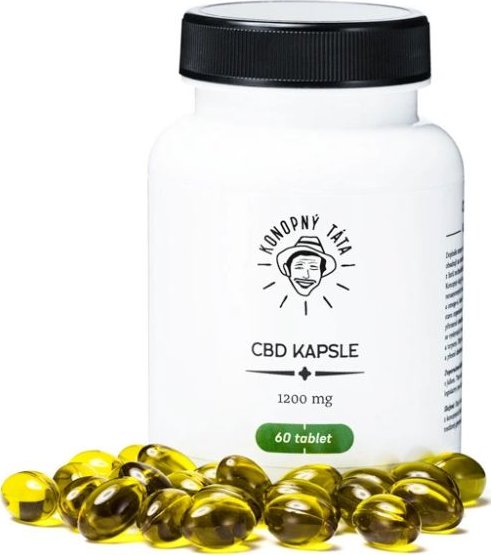 CBD kapsle Konopný Táta 60 tablet