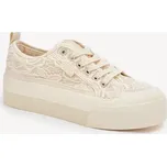 Big Star Dámské krajkové tenisky béžové