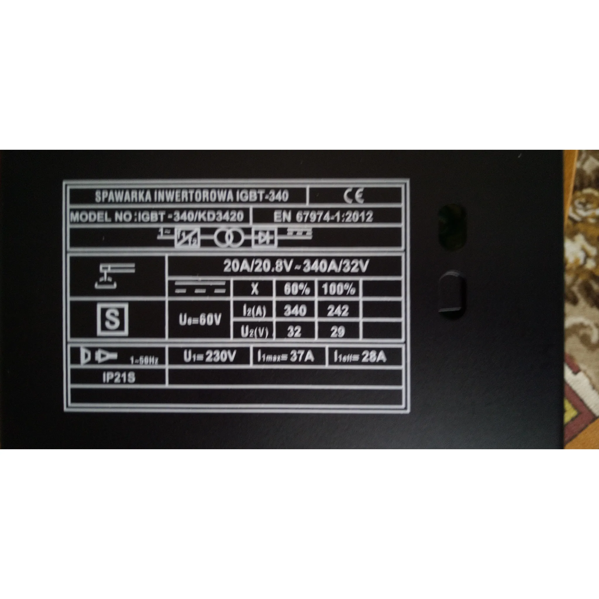 Fotografie 3 - Svářečka Kraft & Dele Professional KD3420 + příslušenství