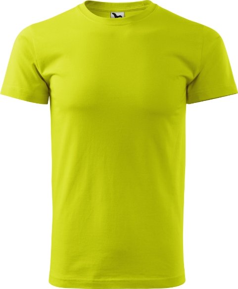 MALFINI Pánské tričko s vlastním potiskem Malfini Basic limetková 4XL