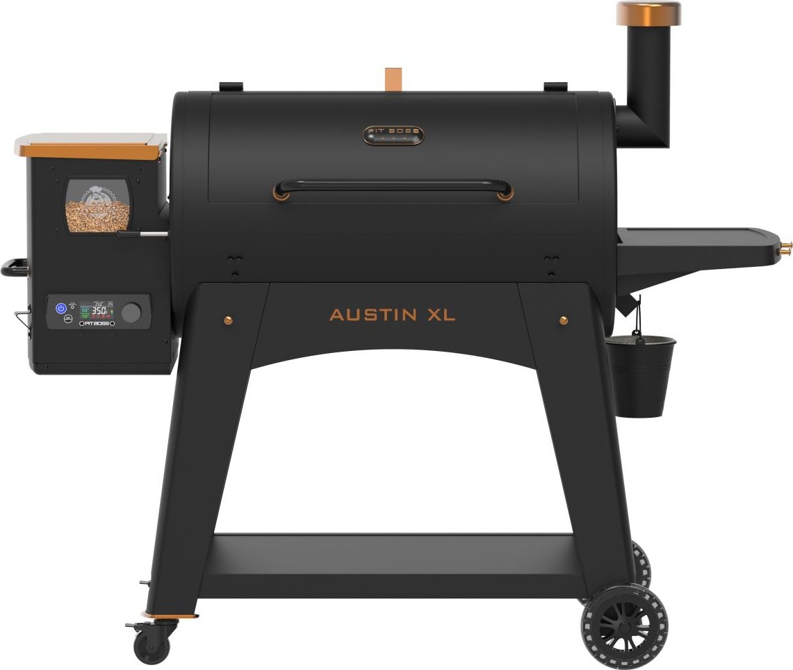Peletový gril Pit Boss Austin XL 1000 Onyx + 6-dílná sada litinového nádobí Pit Boss ZDARMA