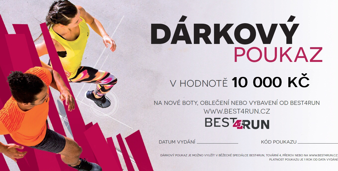 Dárkový poukaz Best4Run 10 000 Kč