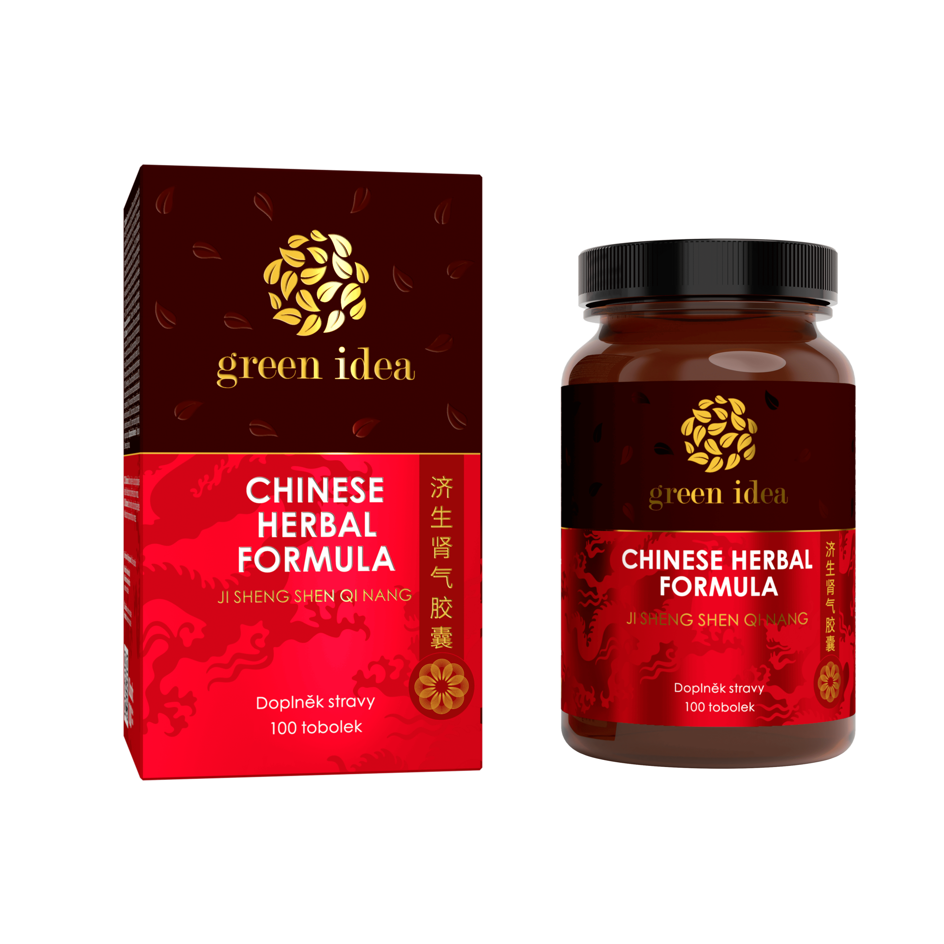 Green idea TCM Ji Sheng Shen Qi Nang - tobolky 100 ks