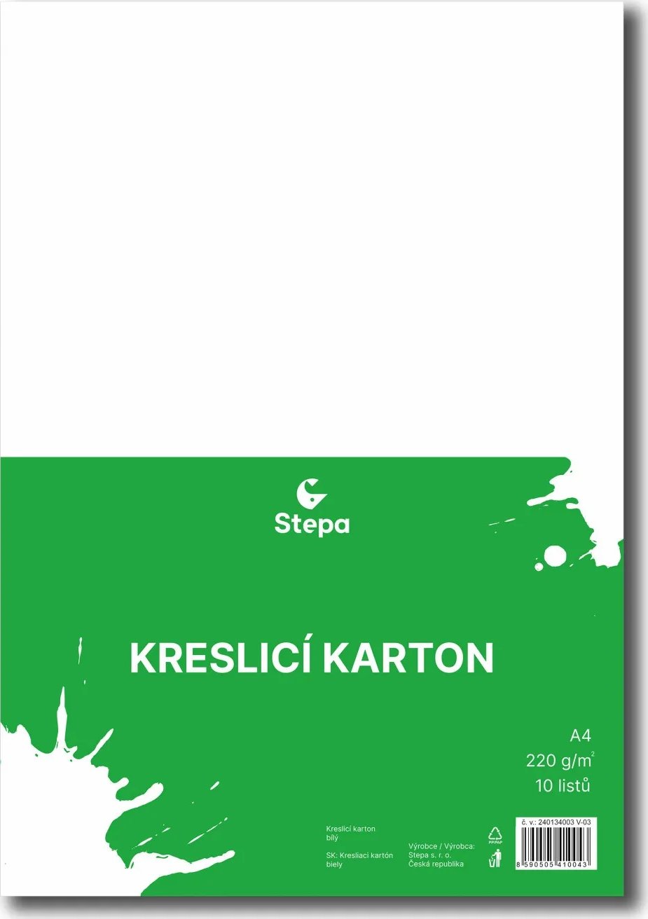 Stepa Logo Stepa Kreslicí karton 220 g/m2 A4 200 listů od 263 Kč - Zbozi.cz