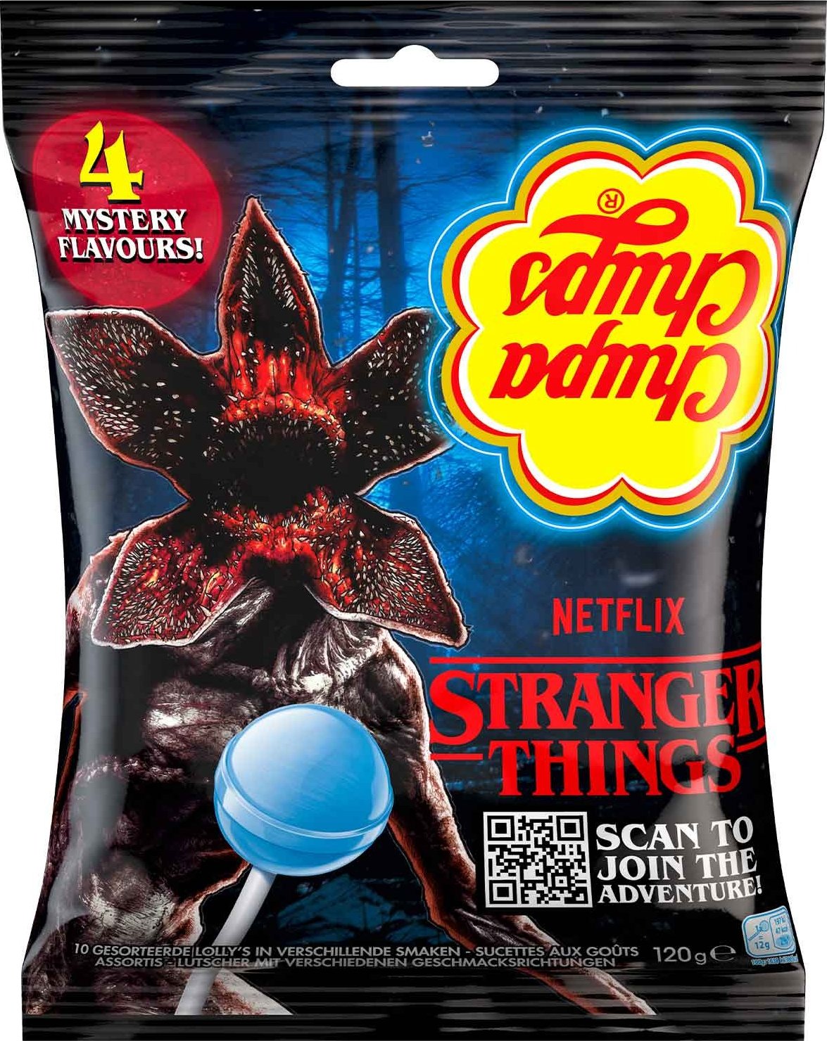 Chupa Chups Stranger Things Upside Down 120 g od 65 Kč - Zbozi.cz