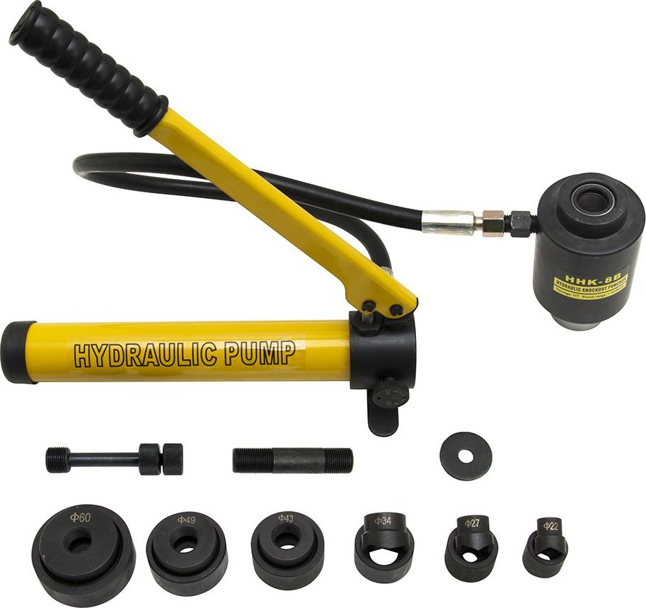 Genborx Děrovač plechu s ruční hydraulickou pumpou HHK-8B