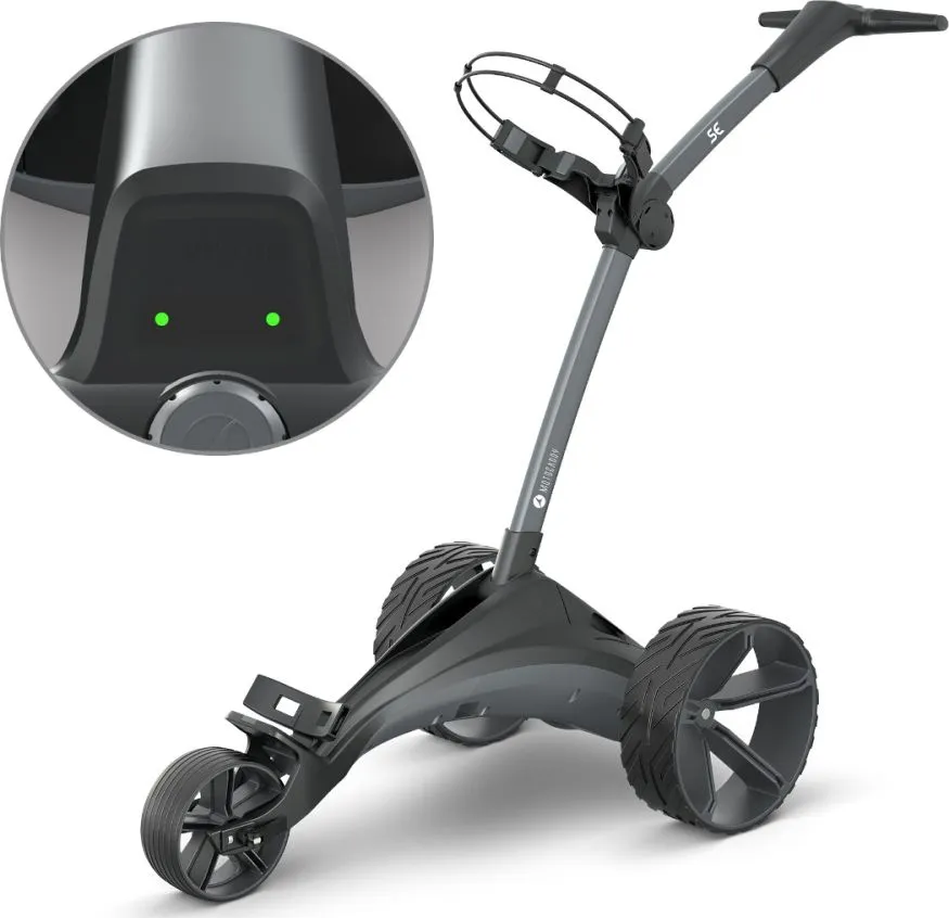 MOTOCADDY SE elektrický golfový vozík Kapacita baterie: Standard Lithium baterie (18 jamek) + Kniha Tiger Woods