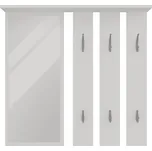 Topeshop Opal věšák bílý