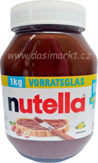 NUTELLA - lískooříšková pomazánka 1kg
