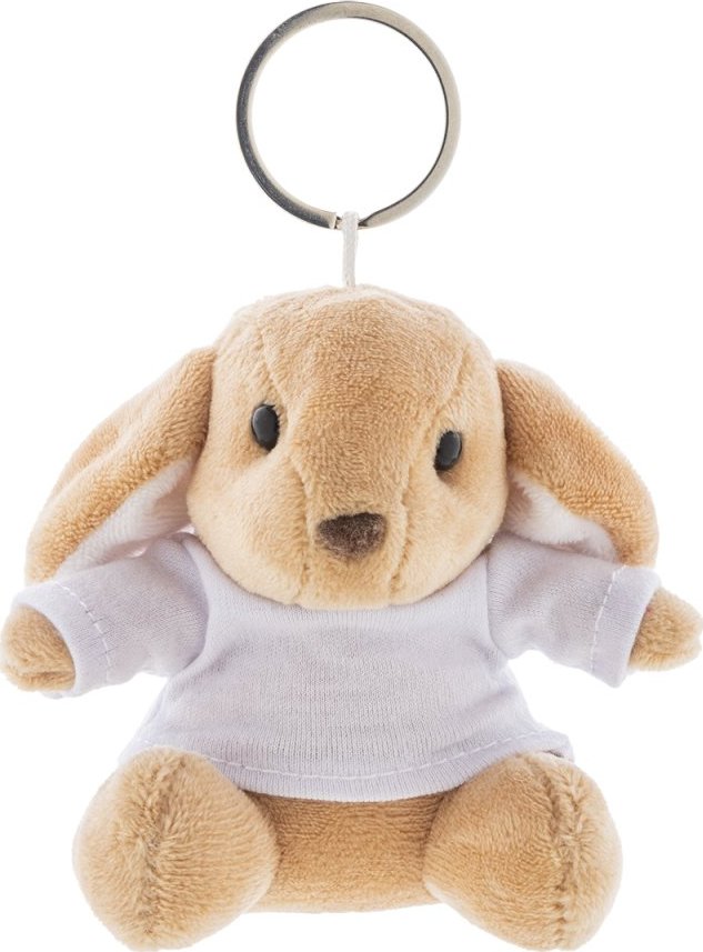 BunnyFob plyšový přívěsek na klíče s králíčkem Digitální transfer (Plnobarevně, 30 x 20mm) Plnobarevně 2000 Zadní strana
