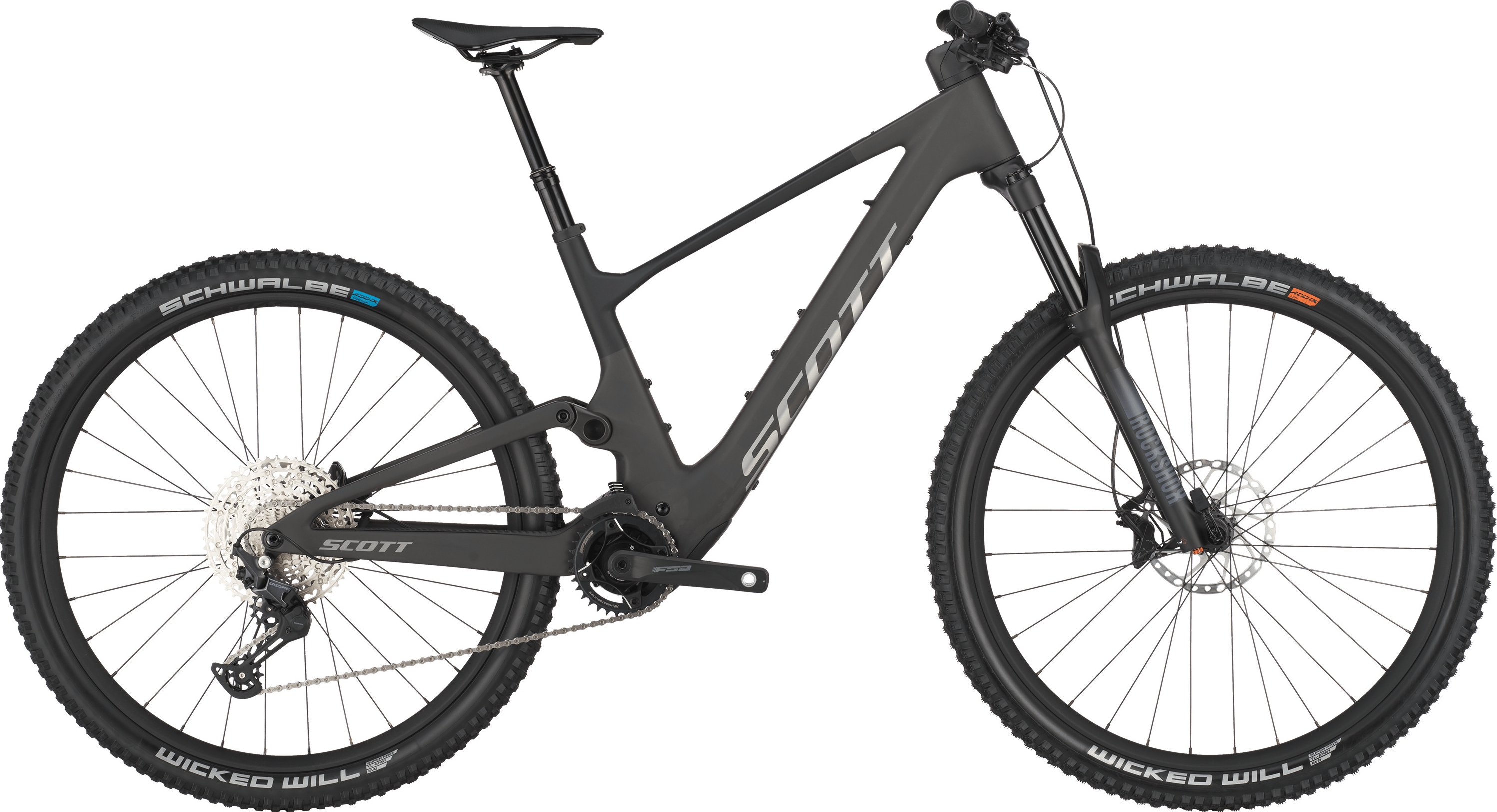 Celoodpružené elektrokolo Scott Lumen 920 Carbon black 2025 Podkarta: L
